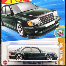 Load image into Gallery viewer, Hot Wheels 2025 Mercedes-Benz 500 E Dark Green #52 HW: '70s VS. '90s 3/10 New Long Card