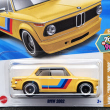 Load image into Gallery viewer, Hot Wheels 2025 BMW 2002 Mustard Yellow #77 HW: '70s VS. '90s 5/10 New Long Card