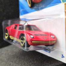 Load image into Gallery viewer, Hot Wheels 2025 '71 Lamborghini Miura SV Red #78 HW: '70s VS. '90s 6/10 New Long Card