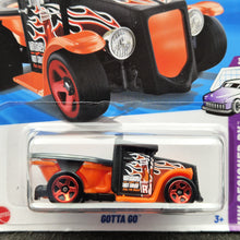 Load image into Gallery viewer, Hot Wheels 2025 Gotta Go Matte Black #84 HW Designed By 3/5 New Long Card