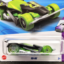 Load image into Gallery viewer, Hot Wheels 2025 RD-06 Black #105 HW Designed By 4/5 New Long Card