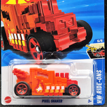 Load image into Gallery viewer, Hot Wheels 2025 Pixel Shaker Orange #138 HW Ride-Ons 5/5 New Long Card