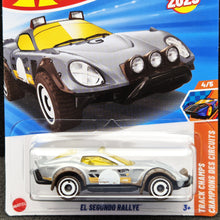 Load image into Gallery viewer, Hot Wheels 2025 EL Segundo Rallye Silver #242 HW Track Champs 4/5 New Long Card