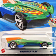 Load image into Gallery viewer, Hot Wheels 2025 HW Formula Solar Green #126 HW Celebration Racers 4/10 New Long Card