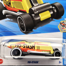 Load image into Gallery viewer, Hot Wheels 2025 Mo-Stash Yellow #241 HW Celebration Racers 10/10 New Long Card