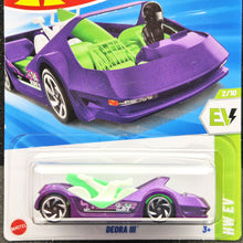Load image into Gallery viewer, Hot Wheels 2025 Deora III Purple #10 HW EV 2/10 New Long Card