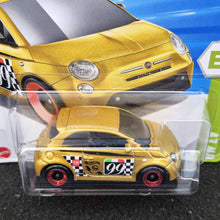 Load image into Gallery viewer, Hot Wheels 2025 Fiat 500e Gold #33 HW EV 3/10 New