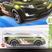 Load image into Gallery viewer, Hot Wheels 2025 Chevy Super Volt Olive Green #101 HW EV 7/10 New Long Card