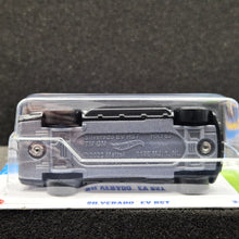 Load image into Gallery viewer, Hot Wheels 2025 Silverado EV RST Grey #86 HW EV 6/10 New Long Card