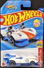 Load image into Gallery viewer, Hot Wheels 2025 Super Twin Mill White #19 Hot Wheels Let's Race 1/5 New Long Card