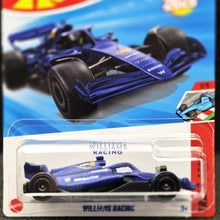 Load image into Gallery viewer, Hot Wheels 2025 Williams Racing Dark Blue #59 Track Aces 1/5 New Long Card