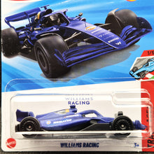 Load image into Gallery viewer, Hot Wheels 2025 Williams Racing Dark Blue #59 Track Aces 1/5 New Long Card