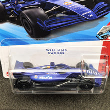 Load image into Gallery viewer, Hot Wheels 2025 Williams Racing Dark Blue #59 Track Aces 1/5 New Long Card