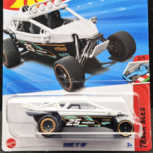 Load image into Gallery viewer, Hot Wheels 2025 Dune It Up White #92 Track Aces 2/5 New Long Card