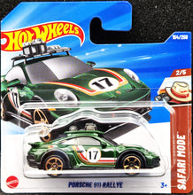 Load image into Gallery viewer, Hot Wheels 2025 Porsche 911 Rallye Dark Green #154 Safari Mode 2/5 New