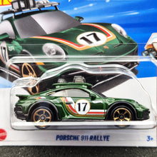 Load image into Gallery viewer, Hot Wheels 2025 Porsche 911 Rallye Dark Green #154 Safari Mode 2/5 New