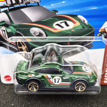 Load image into Gallery viewer, Hot Wheels 2025 Porsche 911 Rallye Dark Green #154 Safari Mode 2/5 New