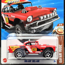 Load image into Gallery viewer, Hot Wheels 2025 Big-Air Bel-Air Red #155 Safari Mode 3/5 New Long Card