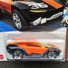 Load image into Gallery viewer, Hot Wheels 2025 Amaru GTC Neon Orange #171 Safari Mode 4/5 New Long Card