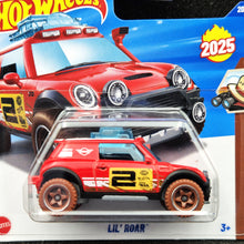 Load image into Gallery viewer, Hot Wheels 2025 Lil' Roar (Custom Mini Cooper) Red #203 Safari Mode 5/5 New