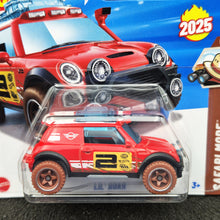 Load image into Gallery viewer, Hot Wheels 2025 Lil' Roar (Custom Mini Cooper) Red #203 Safari Mode 5/5 New