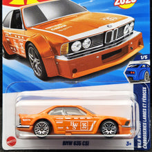 Load image into Gallery viewer, Hot Wheels 2025 BMW 635 CSi Orange #185 Wild Widebody 1/5 New Long Card