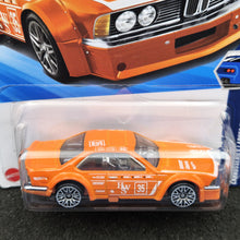 Load image into Gallery viewer, Hot Wheels 2025 BMW 635 CSi Orange #185 Wild Widebody 1/5 New Long Card