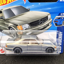 Load image into Gallery viewer, Hot Wheels 2025 '89 Mercedes-Benz 560 SEC AMG Slate Grey #186 Wild Widebody 2/5 New