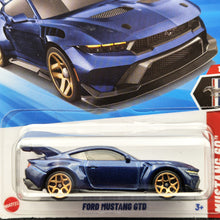 Load image into Gallery viewer, Hot Wheels 2025 Ford Mustang GTD Dark Blue #34 Mustang 60 1/5 New Long Card