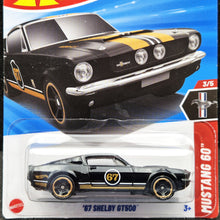 Load image into Gallery viewer, Hot Wheels 2025 '67 Shelby GT500 Black #161 Mustang 60 3/5 New Long Card