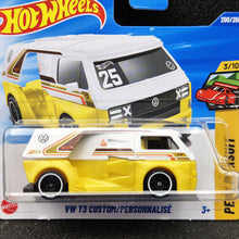 Load image into Gallery viewer, Hot Wheels 2025 VW T3 Custom White/Yellow #200 Peak Pursuit 3/10 New
