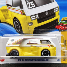 Load image into Gallery viewer, Hot Wheels 2025 VW T3 Custom White/Yellow #200 Peak Pursuit 3/10 New Long Card