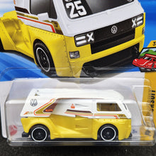 Load image into Gallery viewer, Hot Wheels 2025 VW T3 Custom White/Yellow #200 Peak Pursuit 3/10 New Long Card