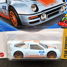 Load image into Gallery viewer, Hot Wheels 2025 Ford RS200 Gulf Racing Blue #247 Peak Pursuit 9/10 New Long Card