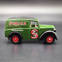 Load image into Gallery viewer, Lledo Days Gone/Vanguards 1950 Morris Z Van - Singer Sewing Machine #58009 Diecast