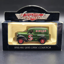 Load image into Gallery viewer, Lledo Days Gone/Vanguards 1950 Morris Z Van - Singer Sewing Machine #58009 Diecast