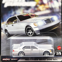 Load image into Gallery viewer, Hot Wheels 2024 Mercedes-Benz 500 SEL Silver Fast &amp; Furious Premium 2/5 New