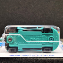 Load image into Gallery viewer, Hot Wheels 2025 Gordon Murray Automotive T.33 Teal #90 Factory Fresh 4/5 New Long Card