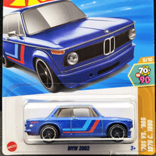 Load image into Gallery viewer, Hot Wheels 2025 BMW 2002 Blue #77 HW: '70s VS. '90s 5/10 New Long Card