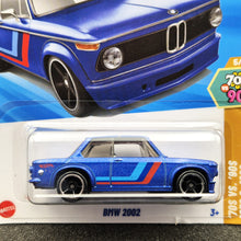 Load image into Gallery viewer, Hot Wheels 2025 BMW 2002 Blue #77 HW: '70s VS. '90s 5/10 New Long Card