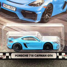 Load image into Gallery viewer, Hot Wheels 2024 Porsche 718 Cayman GT4 Blue #93 Hot Wheels Boulevard New