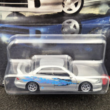 Load image into Gallery viewer, Hot Wheels 2025 Custom Acura Intregra Sedan GSR Silver Fast &amp; Furious Graphic Remix 5/5 New