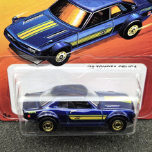 Load image into Gallery viewer, Hot Wheels 2025 '70 Toyota Celica Dark Blue The Hot Ones Series 4/8 New Long Card