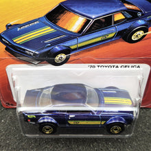 Load image into Gallery viewer, Hot Wheels 2025 '70 Toyota Celica Dark Blue The Hot Ones Series 4/8 New Long Card