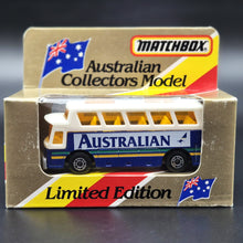 Load image into Gallery viewer, Matchbox 1987 Airport Coach Australian White MB-65 Limted Edition - Unopened Box