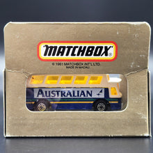 Load image into Gallery viewer, Matchbox 1987 Airport Coach Australian White MB-65 Limted Edition - Unopened Box