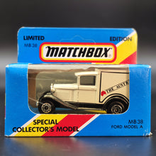 Load image into Gallery viewer, Matchbox 1989 Ford Model A Van The Australian White Series 1-75 MB38 Limited Edition Boxed