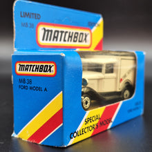 Load image into Gallery viewer, Matchbox 1989 Ford Model A Van The Australian White Series 1-75 MB38 Limited Edition Boxed