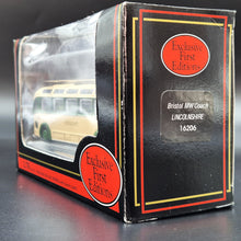 Load image into Gallery viewer, Exclusive First Editions 1965 Bristol MW Coach - Lincolnshire #16206 1:76 Die Cast Model