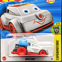 Load image into Gallery viewer, Hot Wheels 2025 Quick Chat Silver #216 Experimotors 9/10 New Long Card